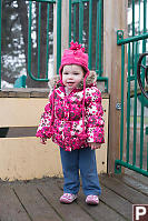 Claira Standing At Playground