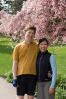 Sean And Catherine With Cherry Tree