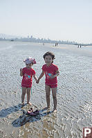 Kids On The Sand Banks