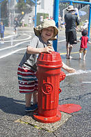 Lorne At Fire Hydrant