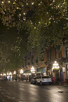 Water Street With Lights In The Trees