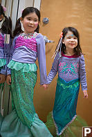 Kids In Mermaid Costumes