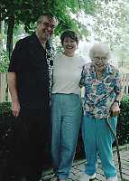 Grandma Schiel with John and Carol