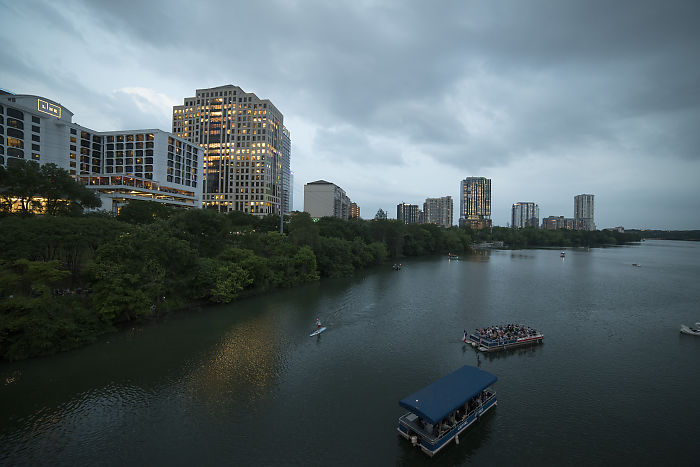 Boats Gathering For Bats