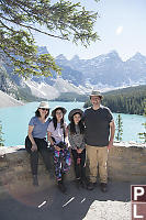 Family At Moraine Lake