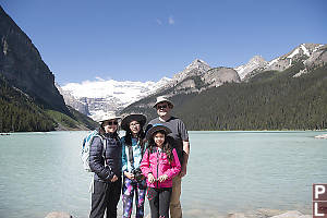 Standing At Lake Louise