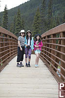 Standing On Bridge