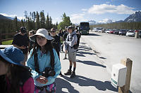 Waiting For Shuttle Bus