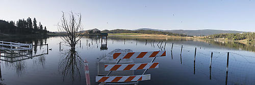 Flooded Parking Lot