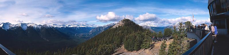 View From Sulfur Mountain Stations