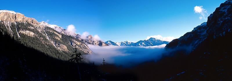 View Of Cloudy Valley