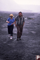 Walking in Kilauea Iki Crater