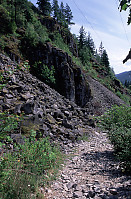 Rockfall under Power Line