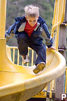 Jumping Down Slide