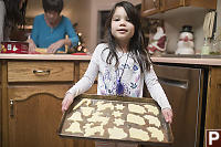 Claira With Her Cookies