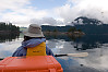 Clouds Parting Over Glassy Water