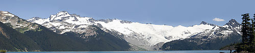 Glacier Over lake