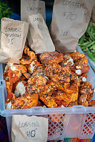 Lobster Mushrooms At Market