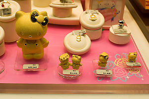 Gold Hello Kitty