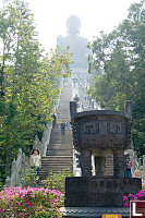 Stairs Up To Giant Buddha
