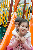 Girls At Playground