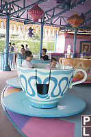 Claira And Jennie In Tea Cup