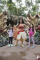 Nara And Claira With Moana