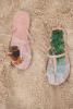 Sea Glass On Flip Flops