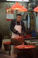 Blood Covered Fish Monger