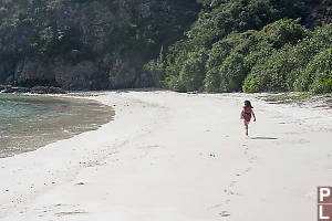 Nara Flying Down The Beach