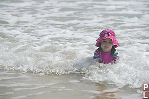 Nara Sitting In Wave