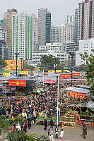 View Over Market During Day