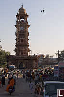 Clock Tower At Sundown