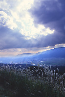 Crater With God Rays