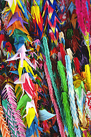 Paper Cranes Outside