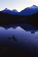 Mountains Behind Lake