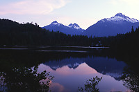 Mountains Over Lake