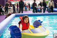 Nara Smiling From Her Boat