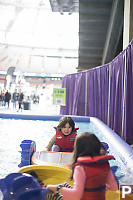 Playing In Bumper Boats