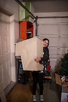 Claira With Owl Box