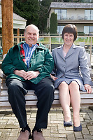 Mom And Dad On Swing