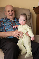 Claira And Her Great Grandfather