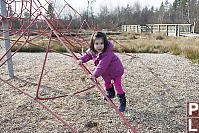 Nara Climbing Onto Rope Gym