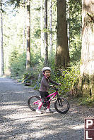 Nara On Her Mountain Bike