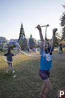 People Through Bubbles