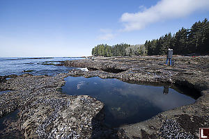 Large Pool In Rocks