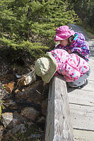 Nara And Claira Fishing With Their Sticks