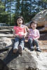 Nara And Claira Having Snack On ALog