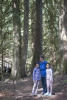 Grandma With Cedar Trees