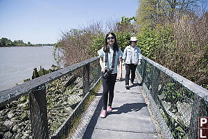 Nara Walking On Bridge